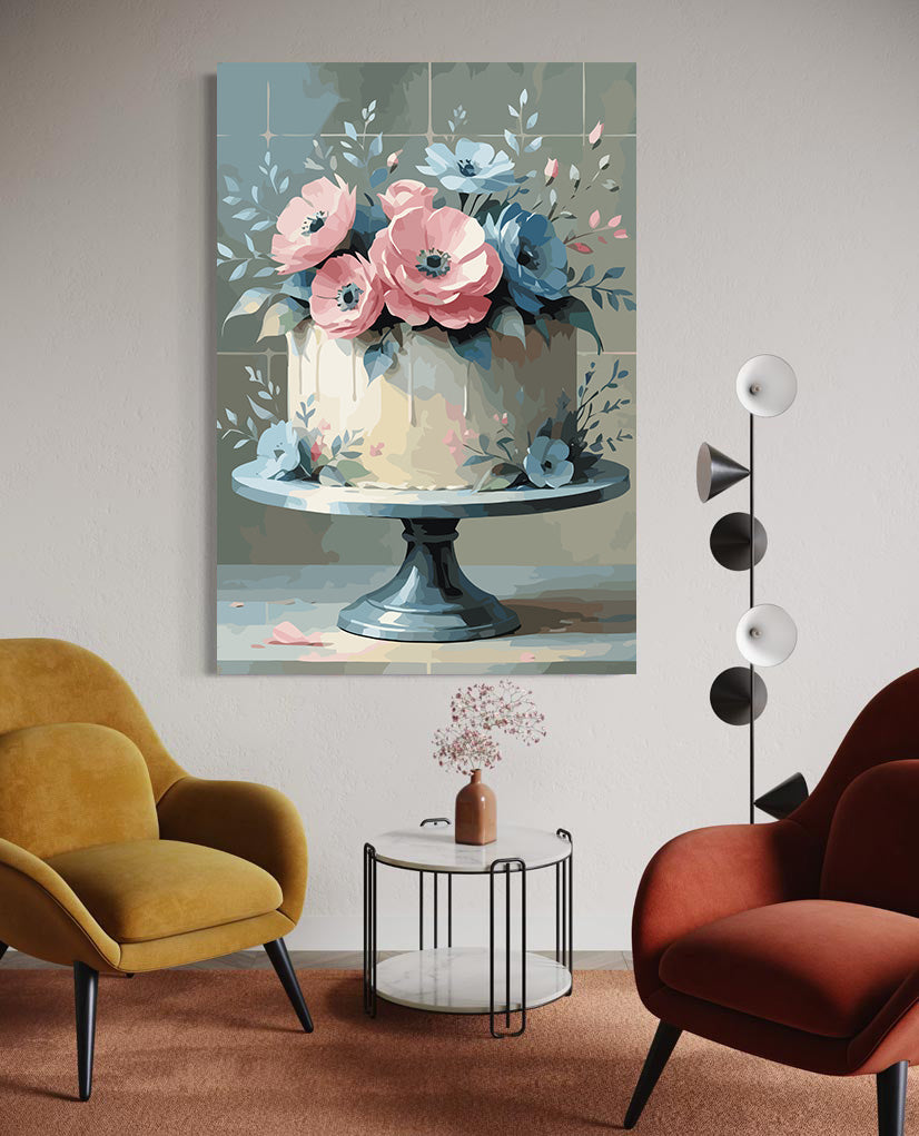 Рисуване по номера – Оазис от сладко 6715