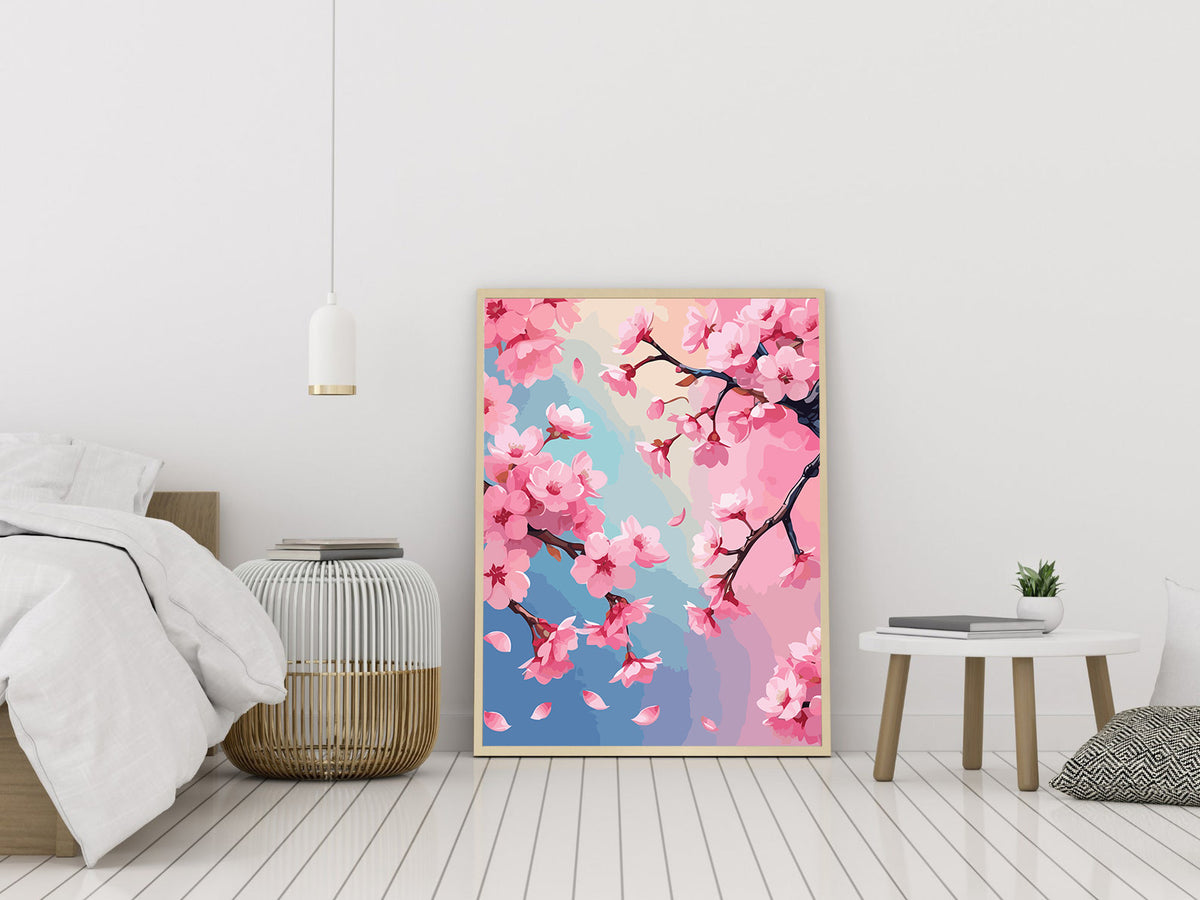 Pictura pe Numere – Zen in Roz si Azur 6766