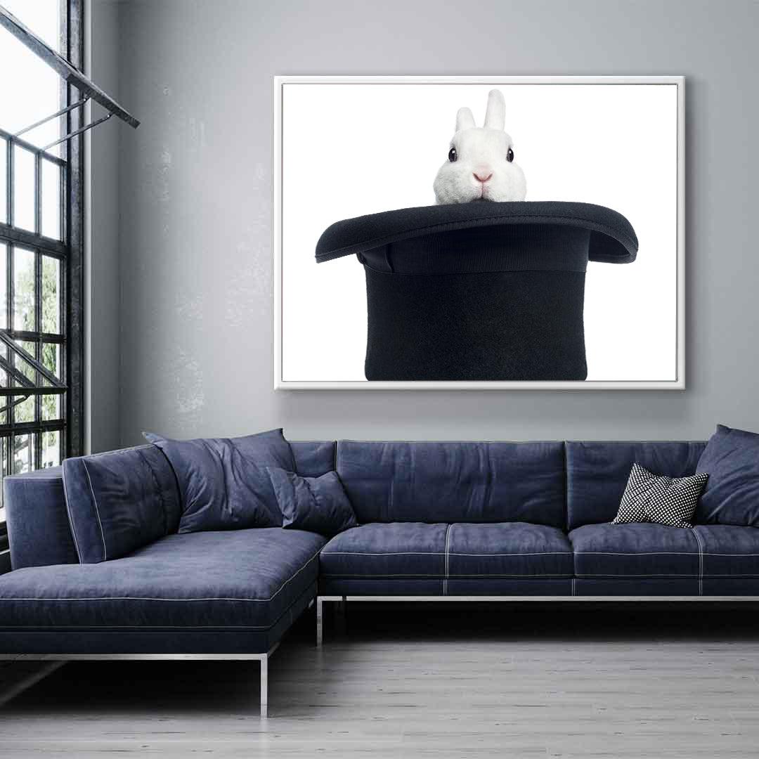 Tablou Canvas - Iepurele in Palarie