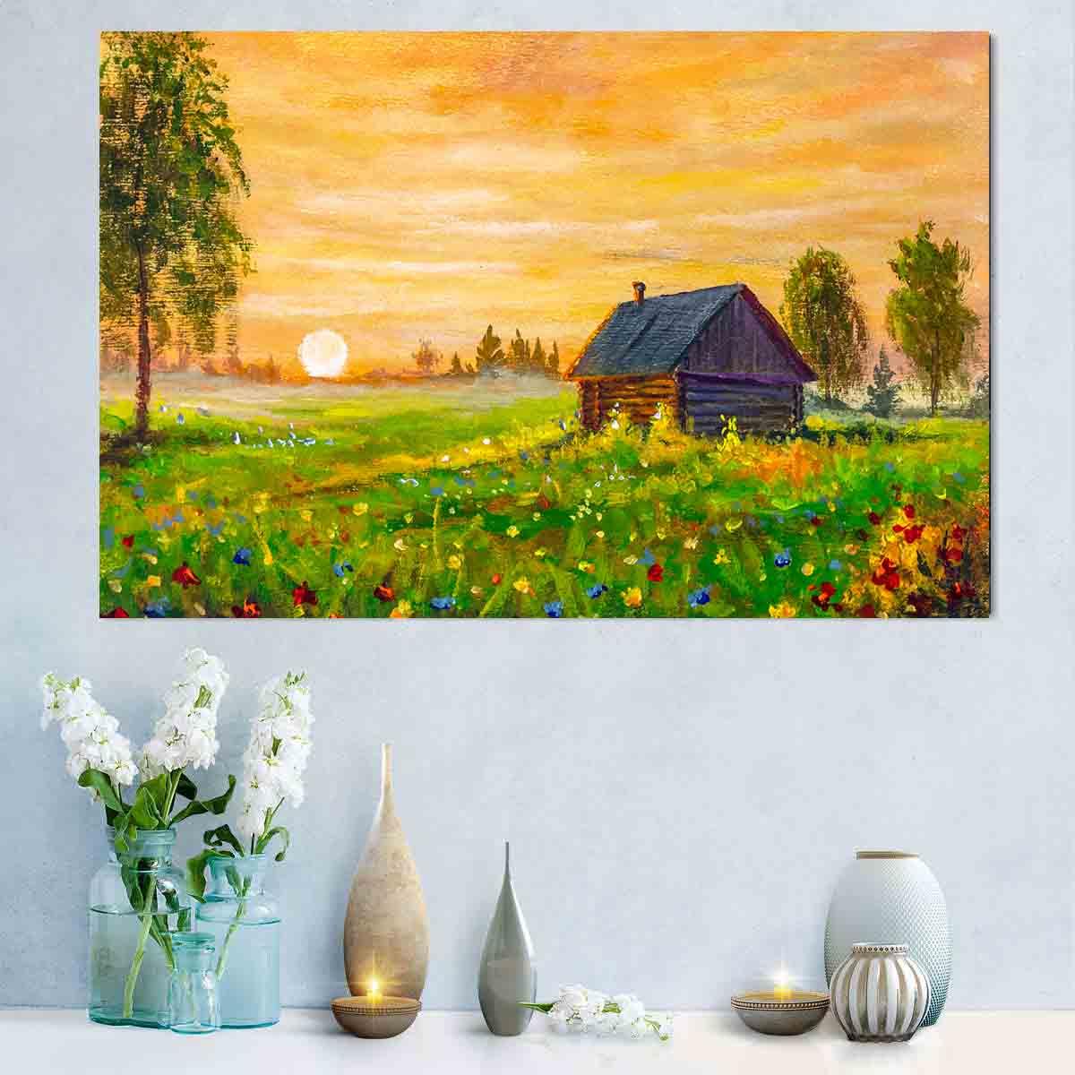 Canvas Painting - Countryside