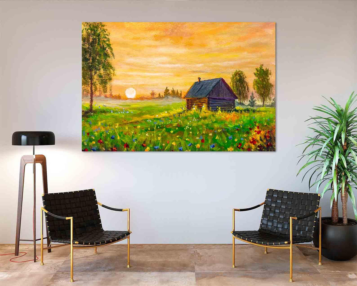 Canvas Painting - Countryside