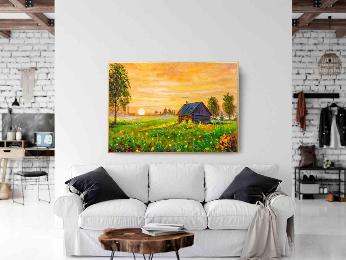Canvas Painting - Countryside