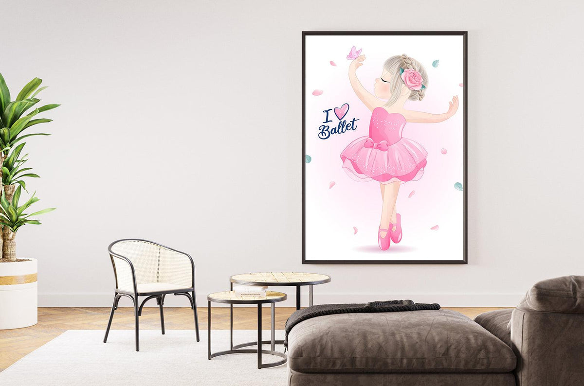 Canvas Painting - Little Ballerina