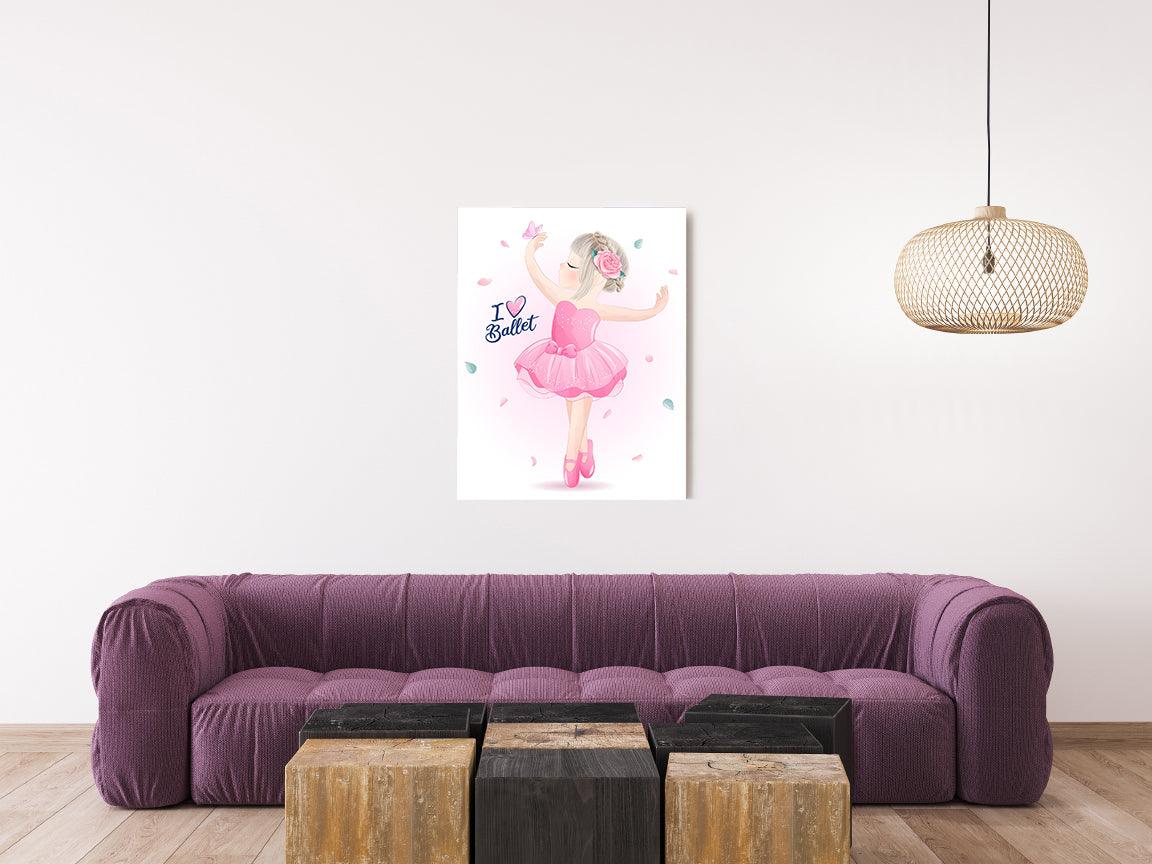 Canvas Painting - Little Ballerina