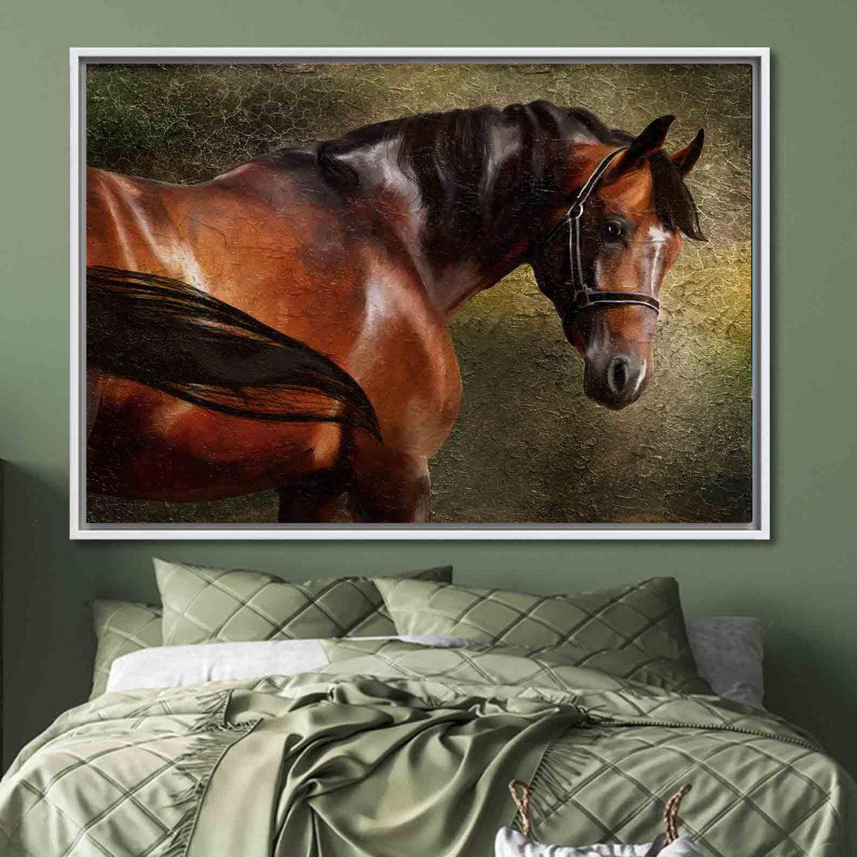 Tablou Canvas - Cal portret