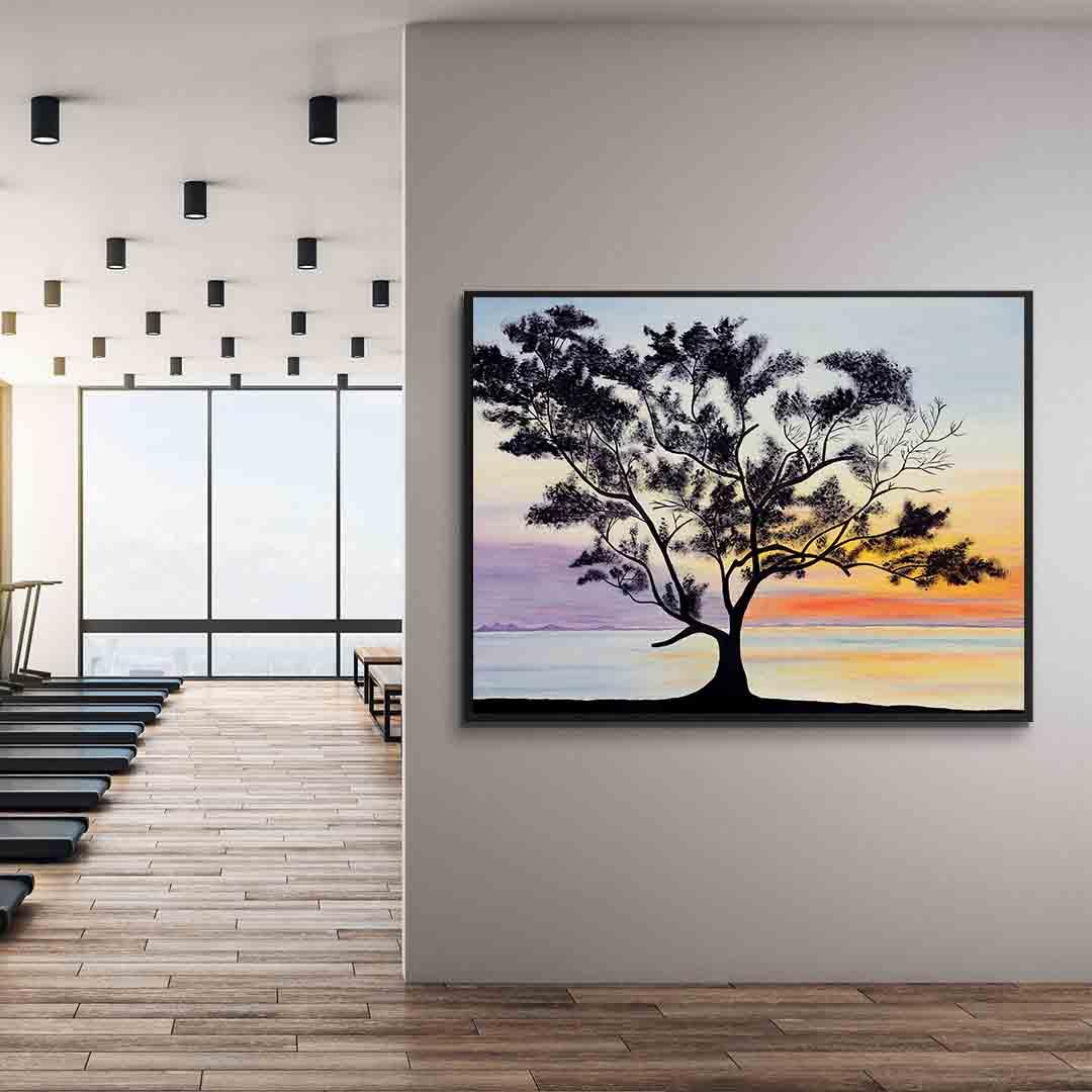 Canvas Painting - Sunset Landscape