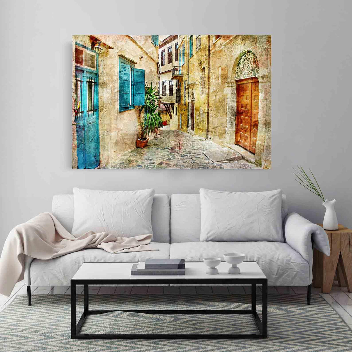 Canvas Painting - Old Street