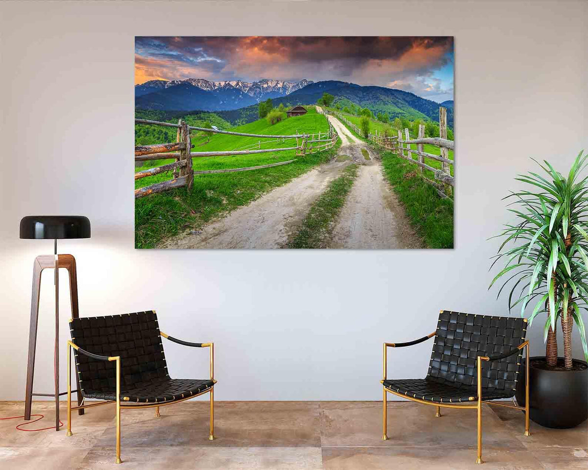 Tablou Canvas - Peisaj alpin de vara
