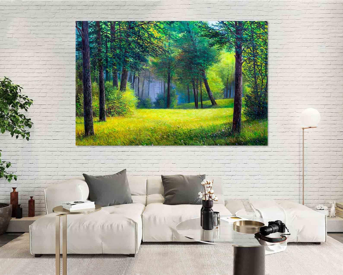 Canvas Painting - Summer Forest