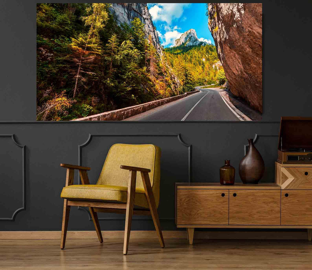Canvas Painting - Bicaz Gorges