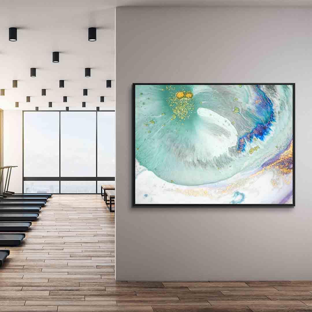 Canvas Painting - Marble Effect