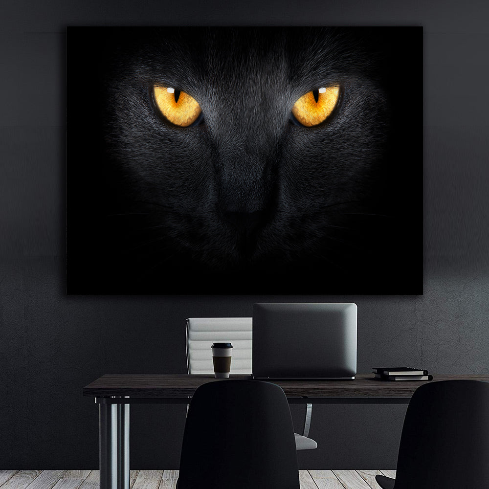 Canvas Painting - Panther Eyes