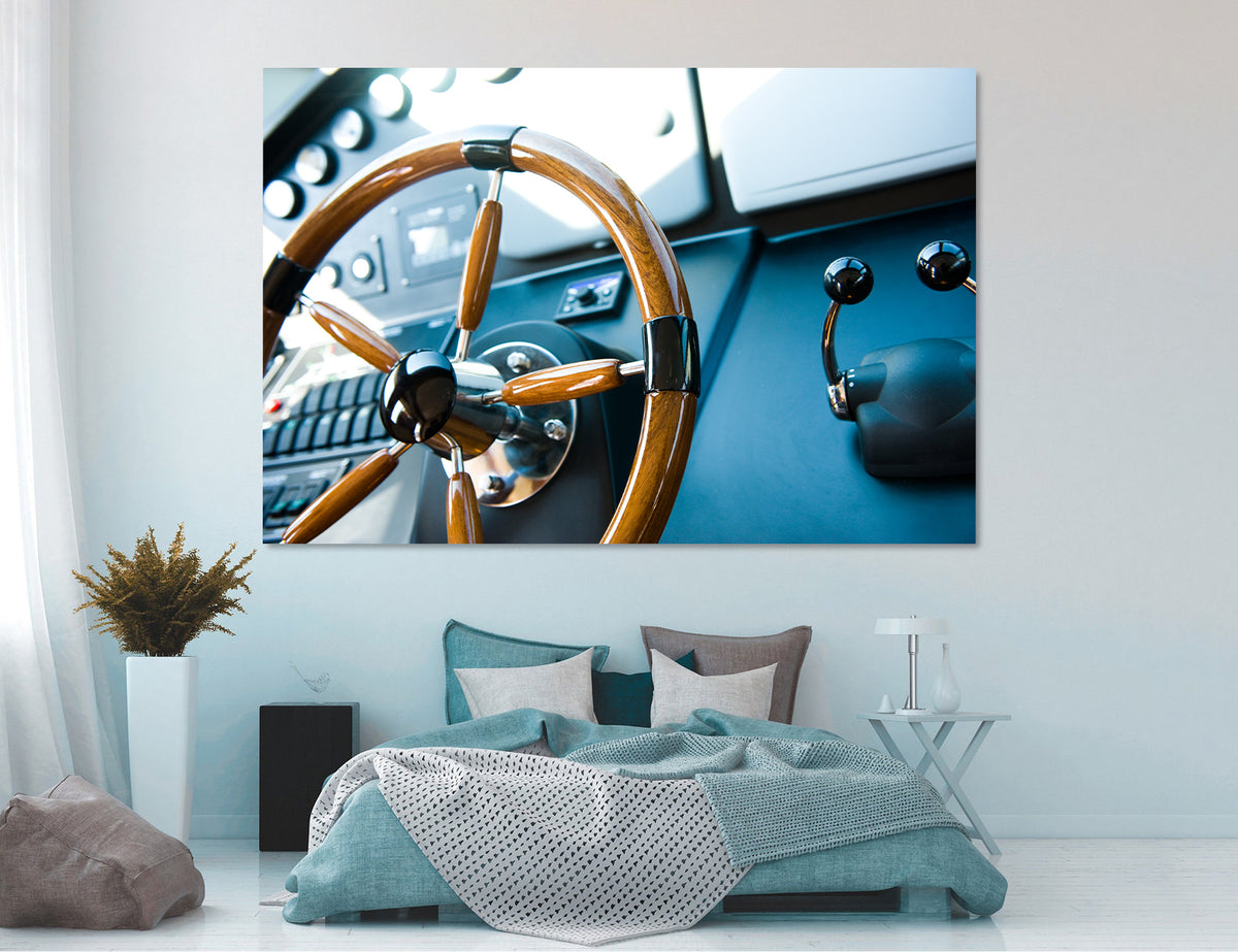 Canvas Painting - Yacht Helm