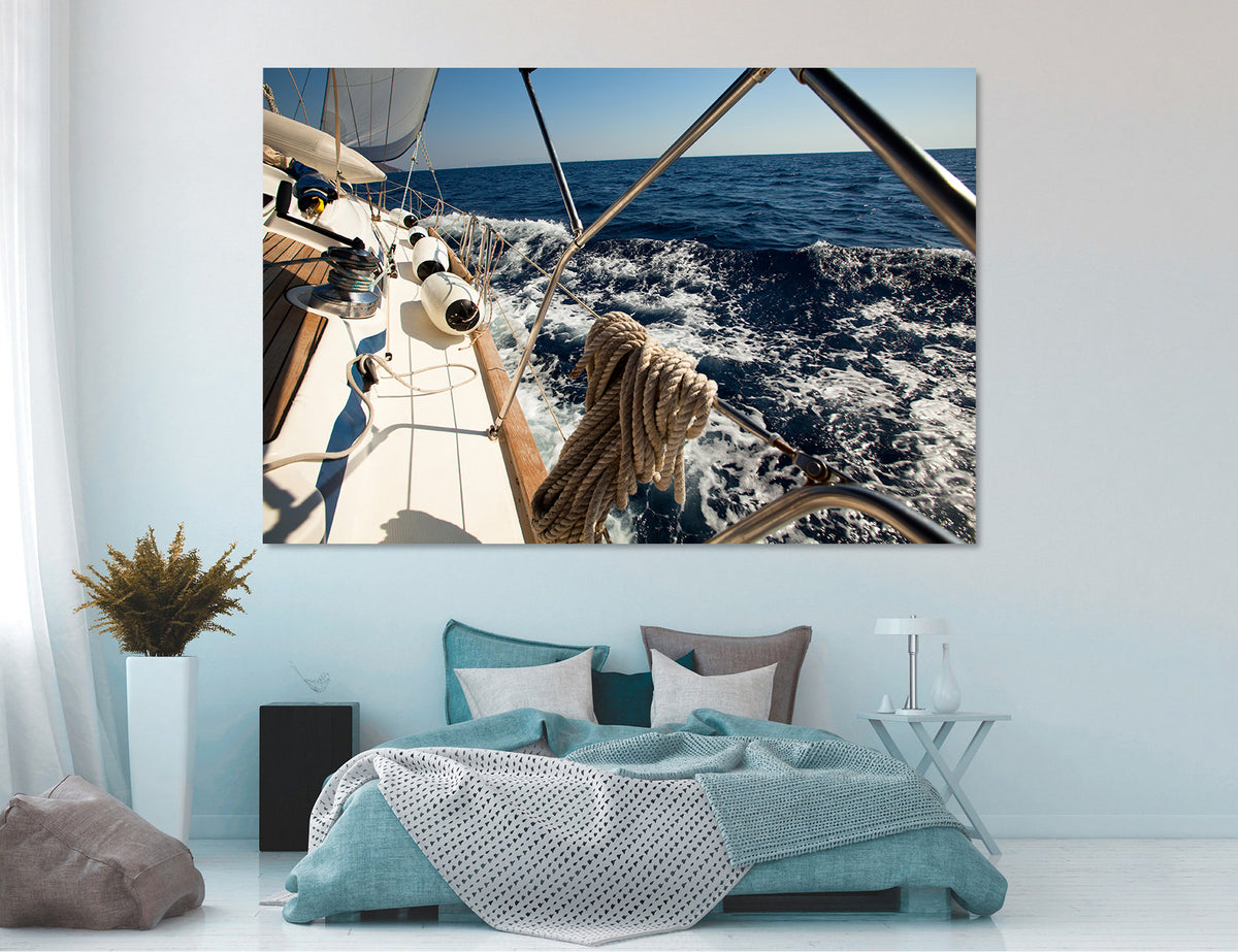 Canvas Painting - Ship at Sea