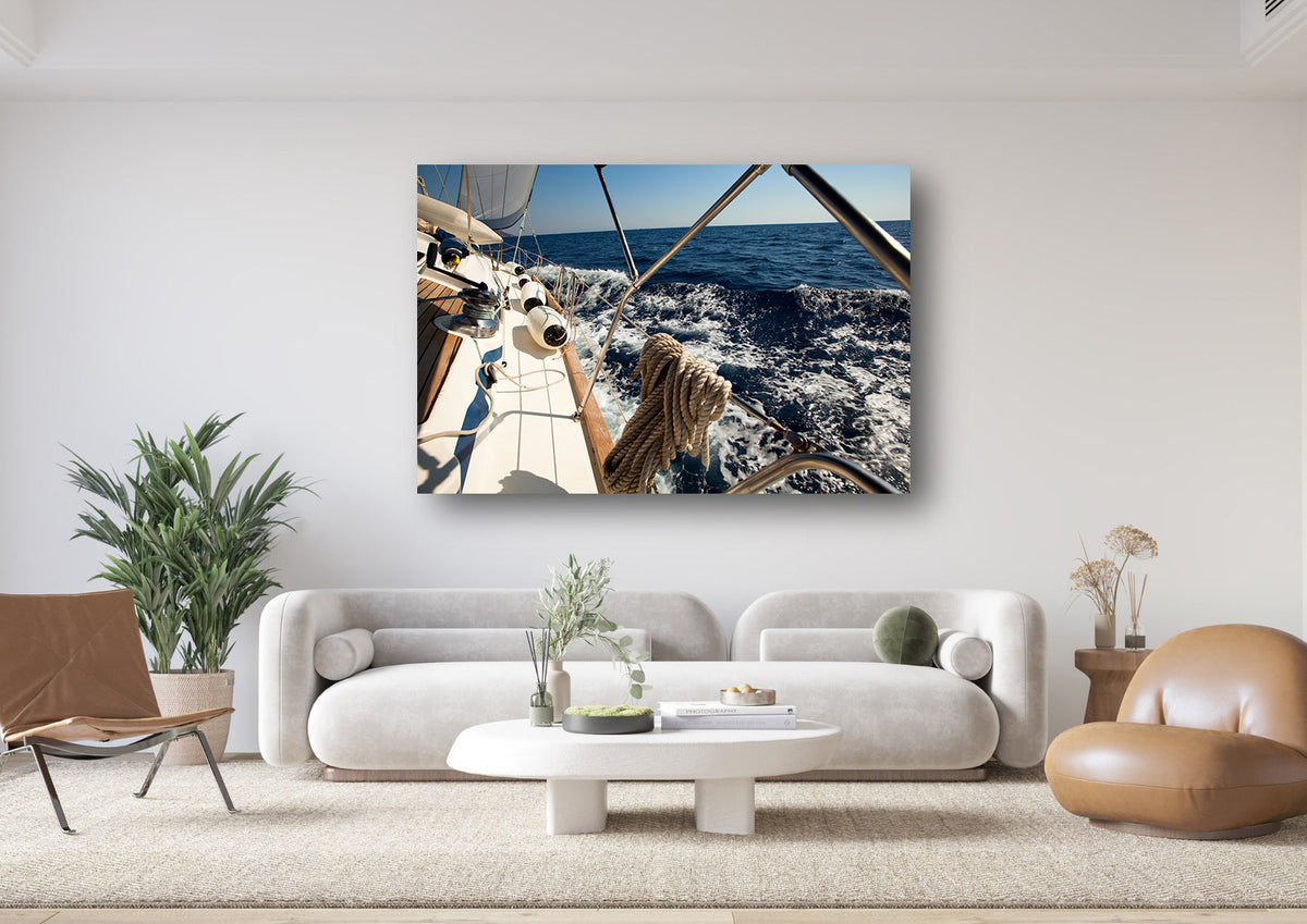 Canvas Painting - Ship at Sea