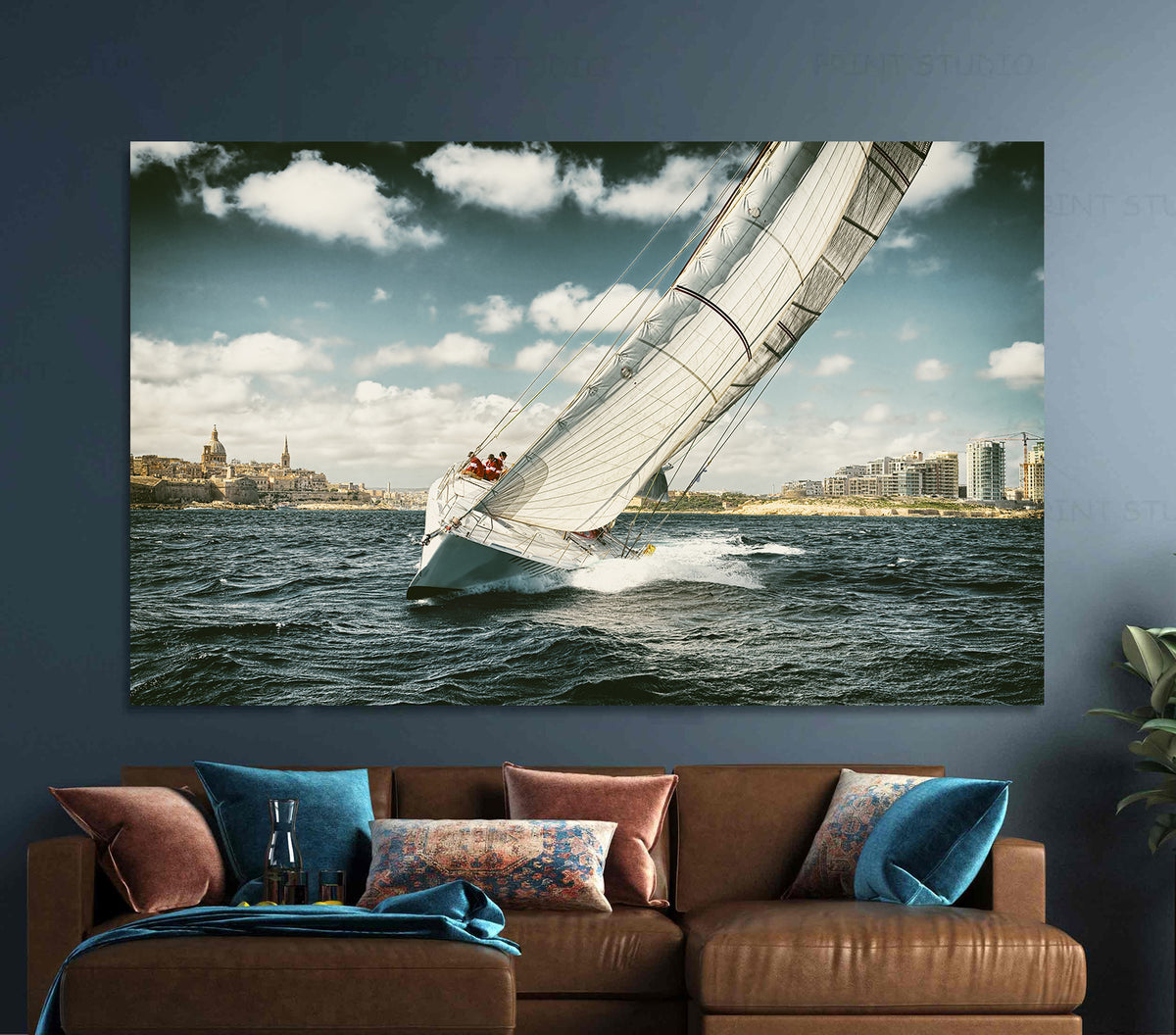 Canvas Painting - Sailboat