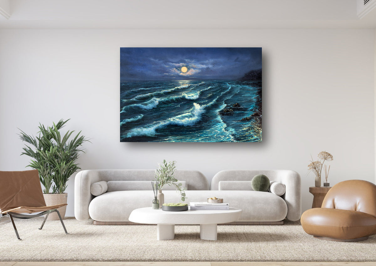 Tablou Canvas - Valurile Marii