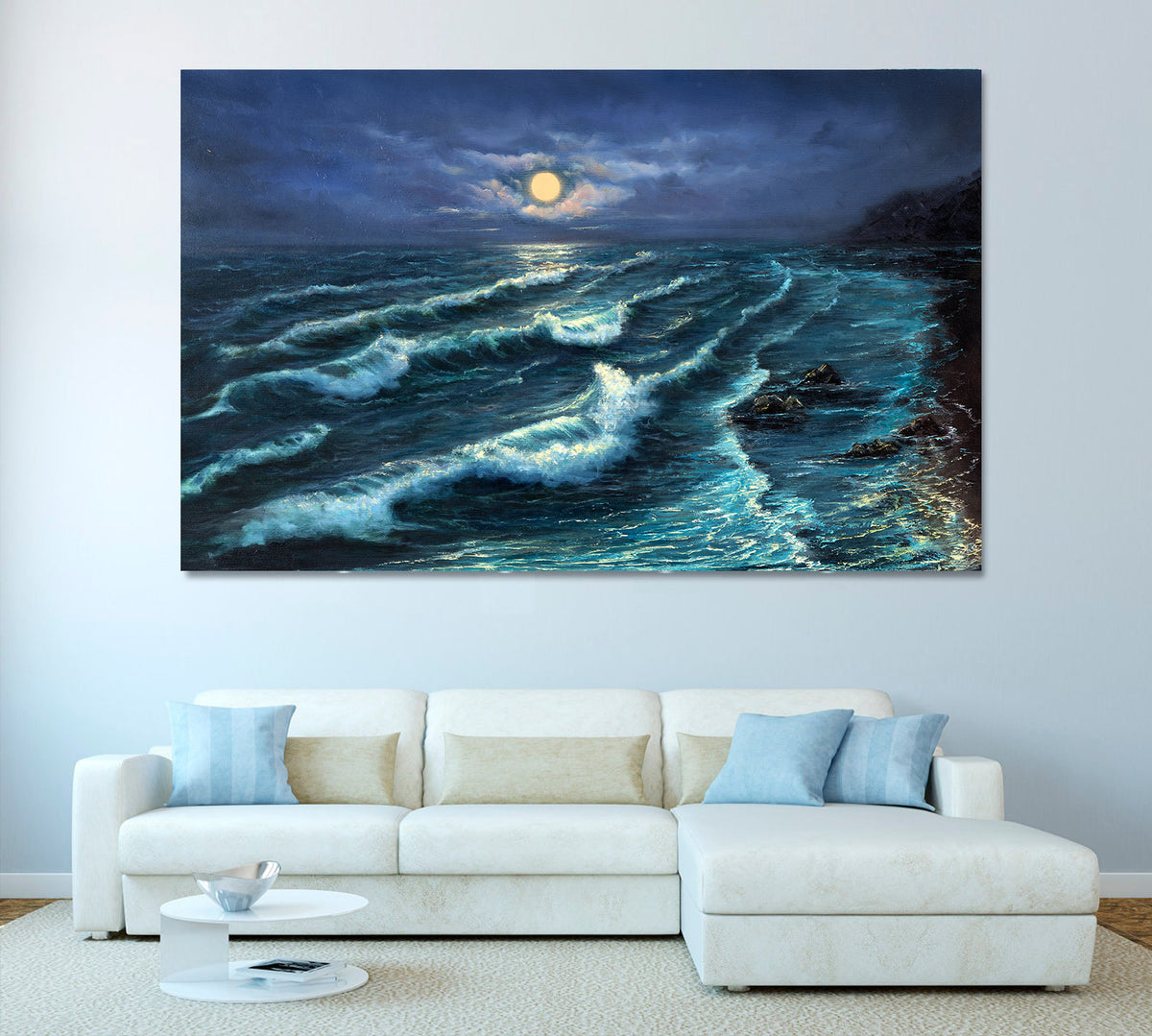 Tablou Canvas - Valurile Marii