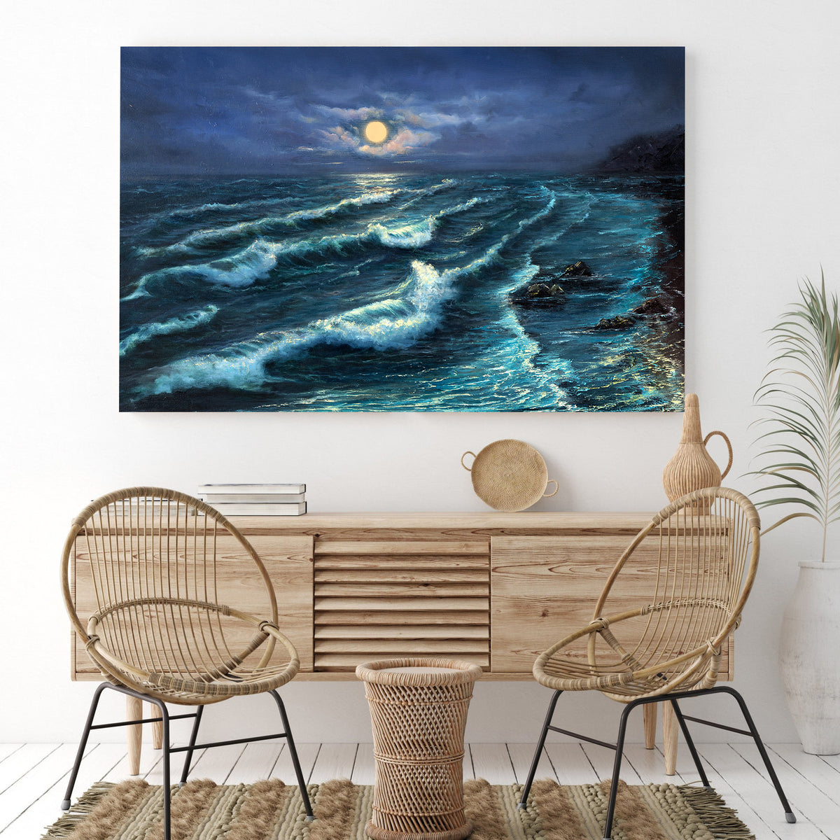 Tablou Canvas - Valurile Marii