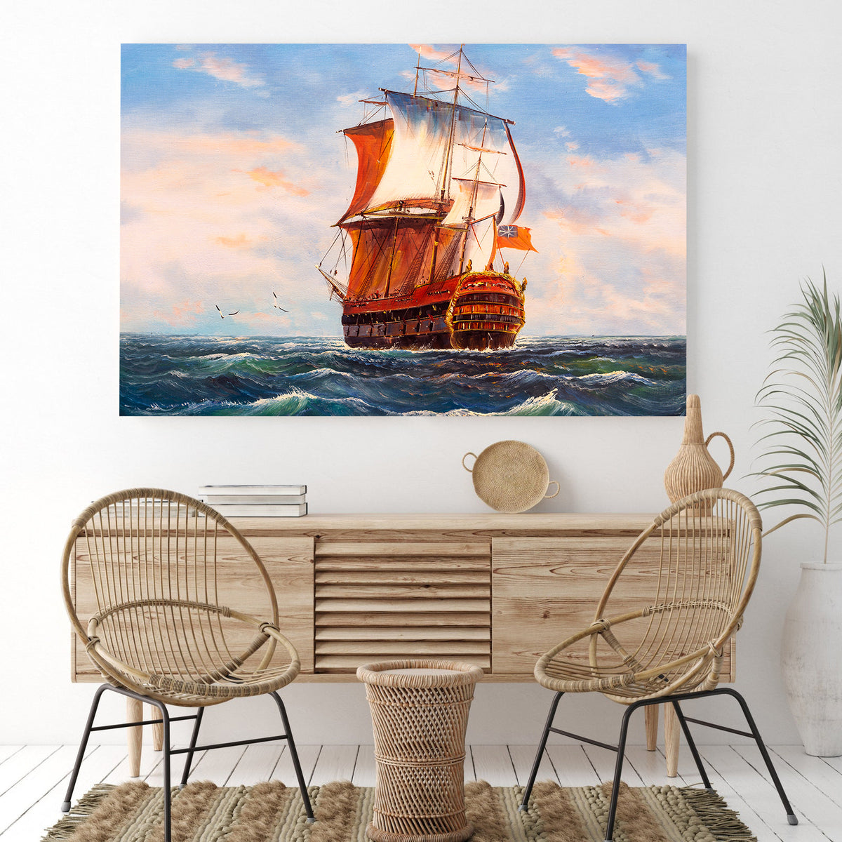 Tablou Canvas - Corabie pe Mare