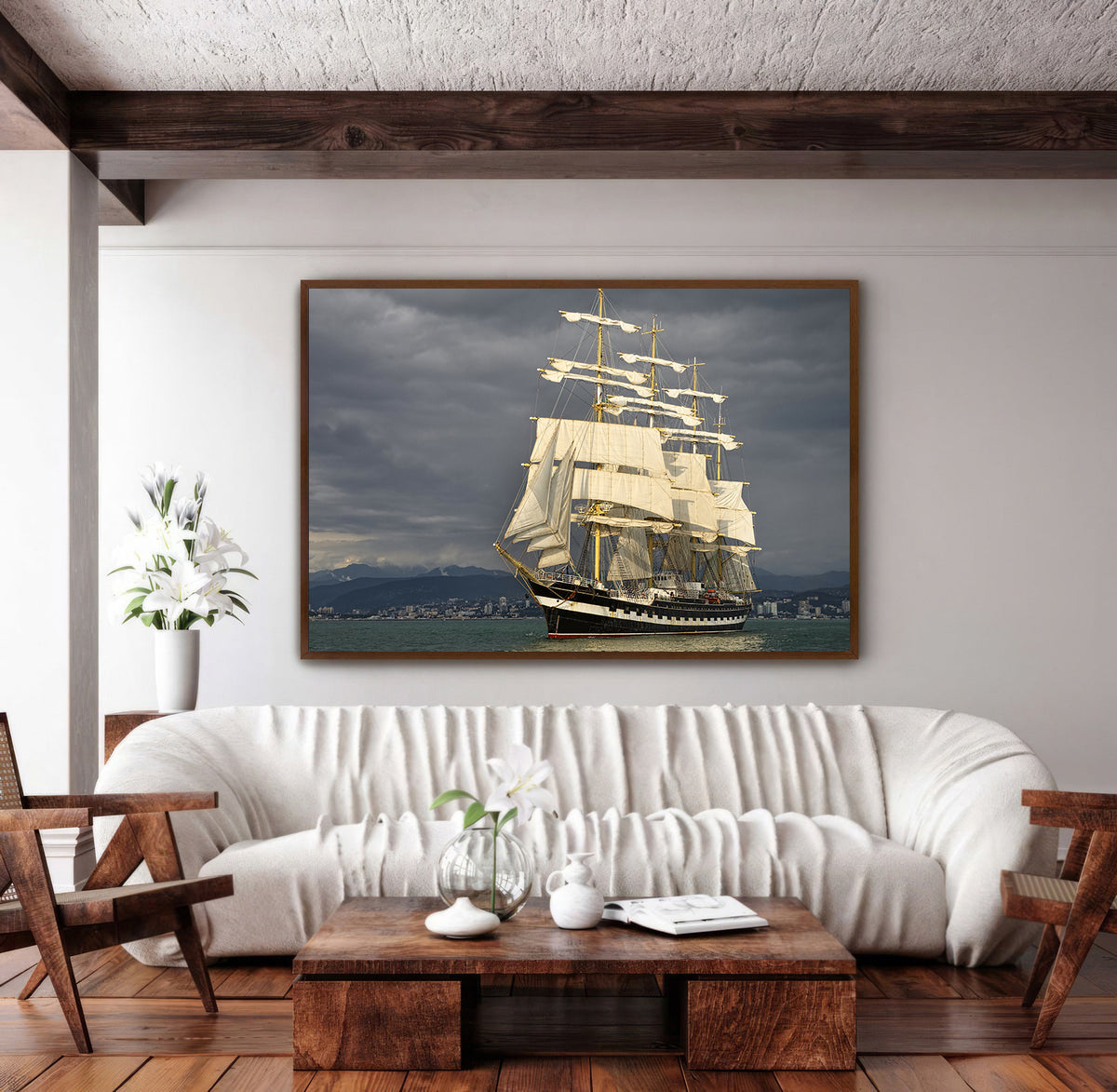 Canvas Painting - Sailboat
