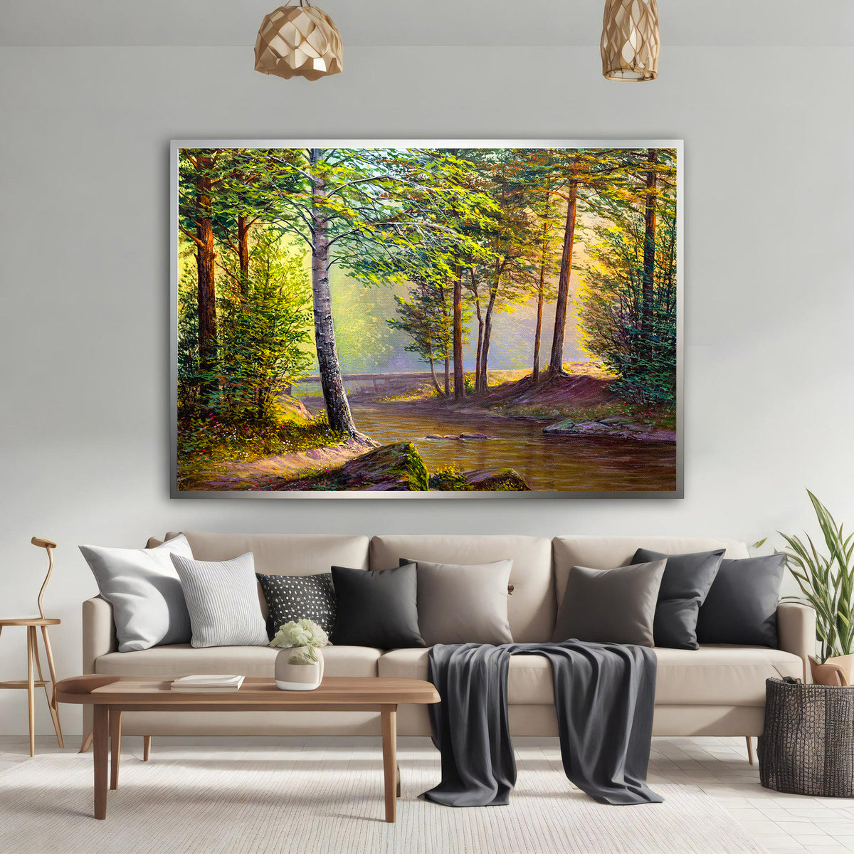 Tablou Canvas - Padure Peisaj