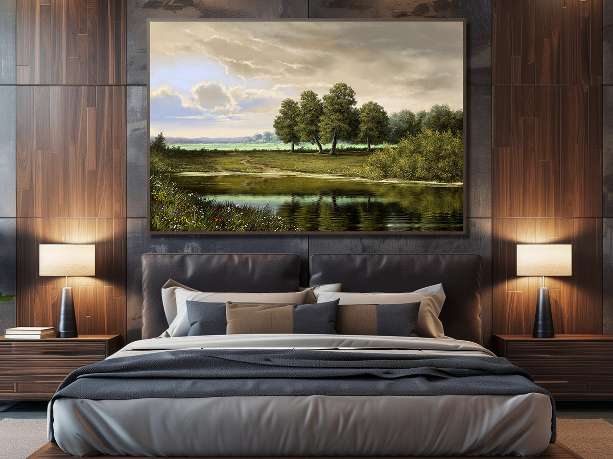 Canvas Painting - Plain Landscape