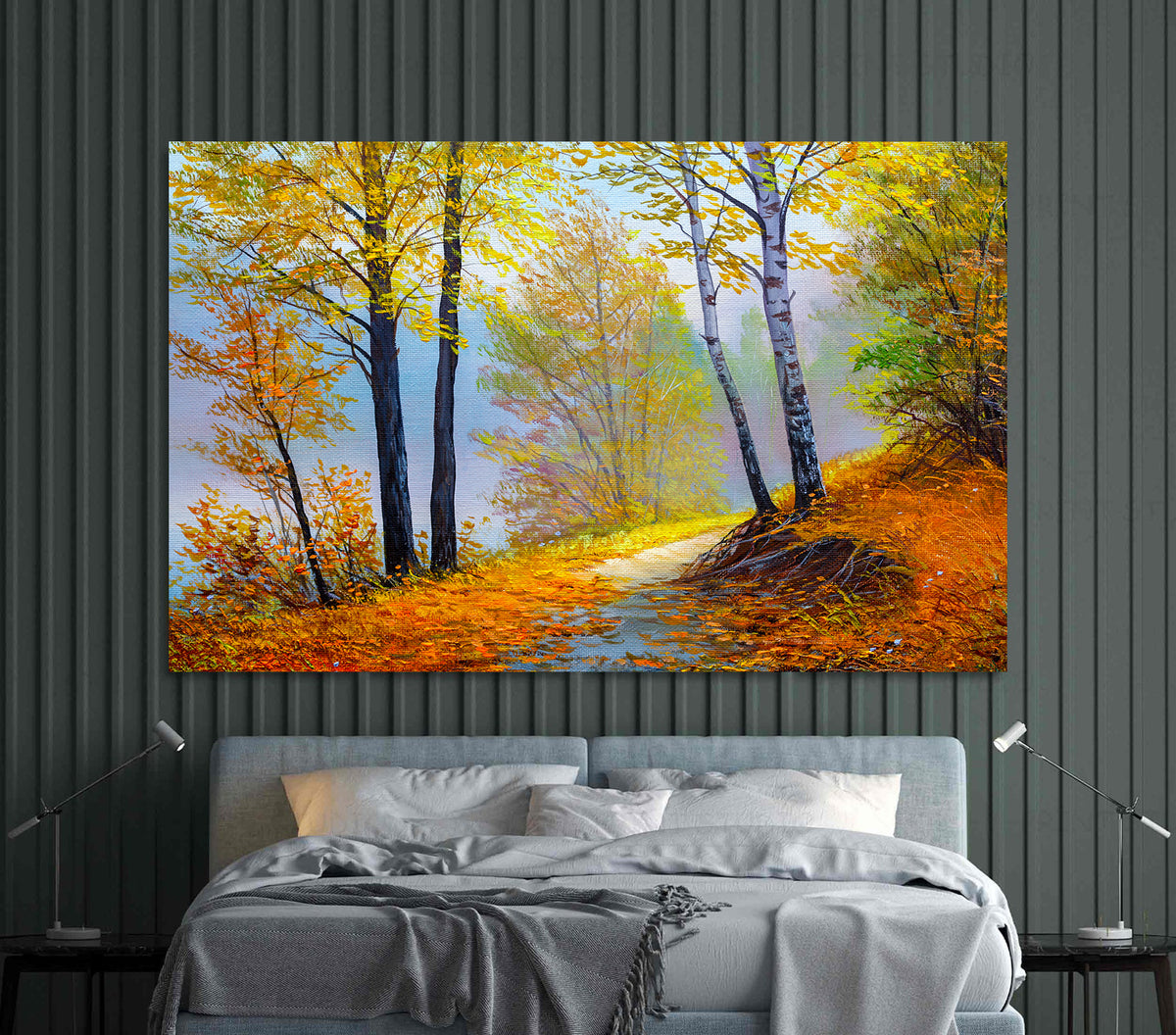 Canvas Painting - Autumn Landscape