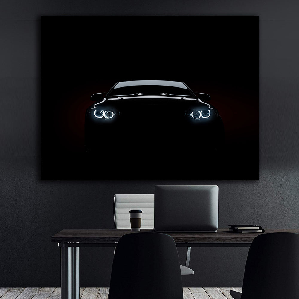 Платно картина - BMW в тъмното