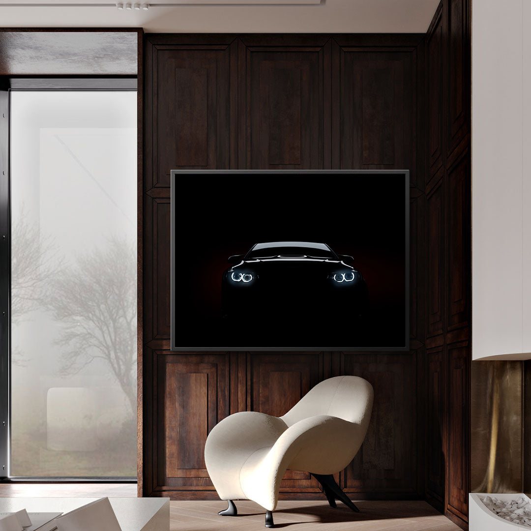 Платно картина - BMW в тъмното
