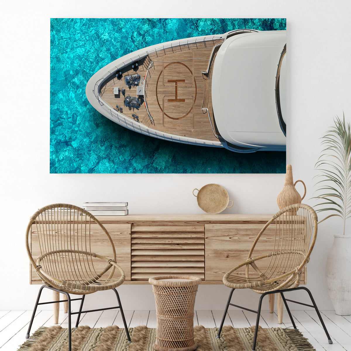 Canvas Painting - Ship at Sea