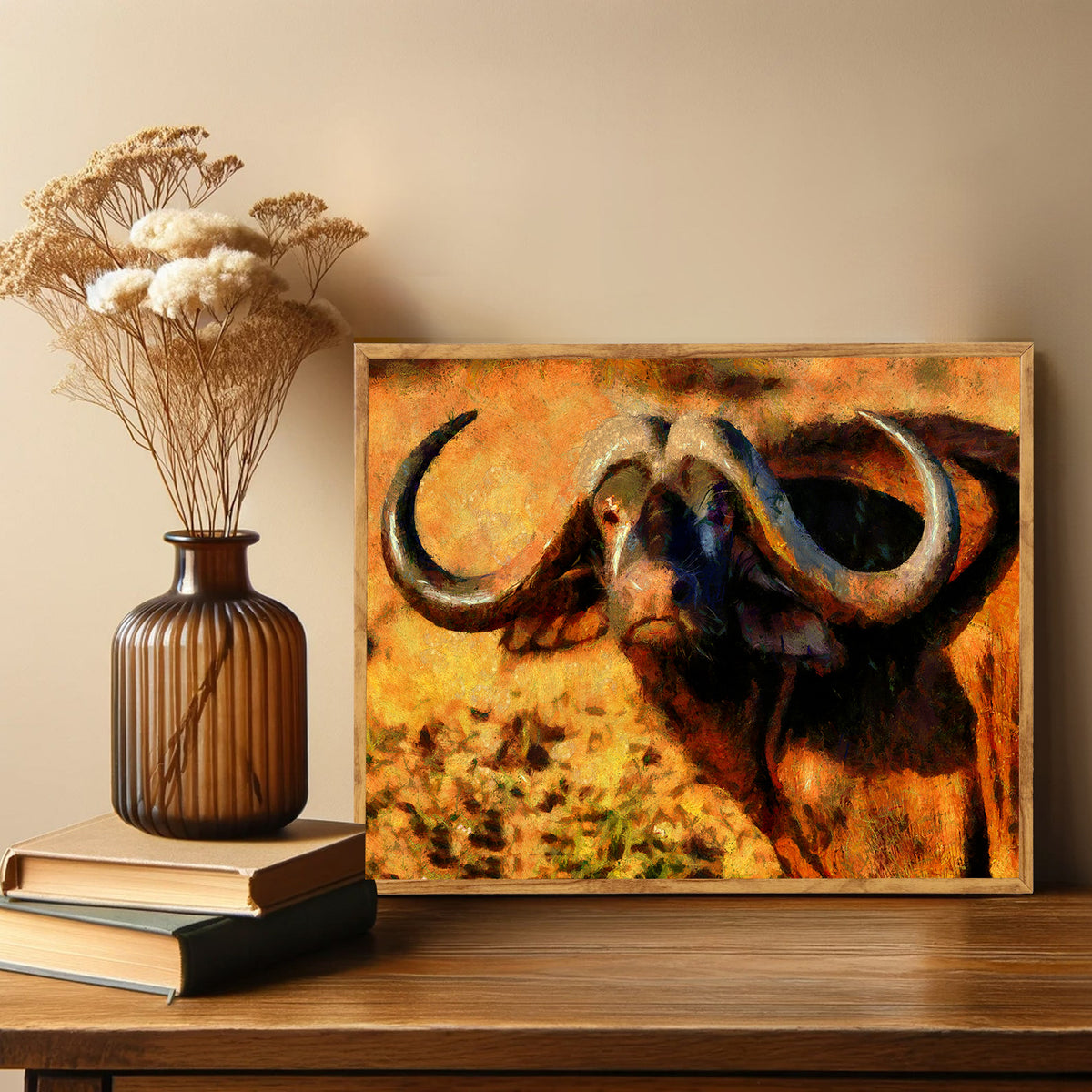 Canvas Painting - Buffalo