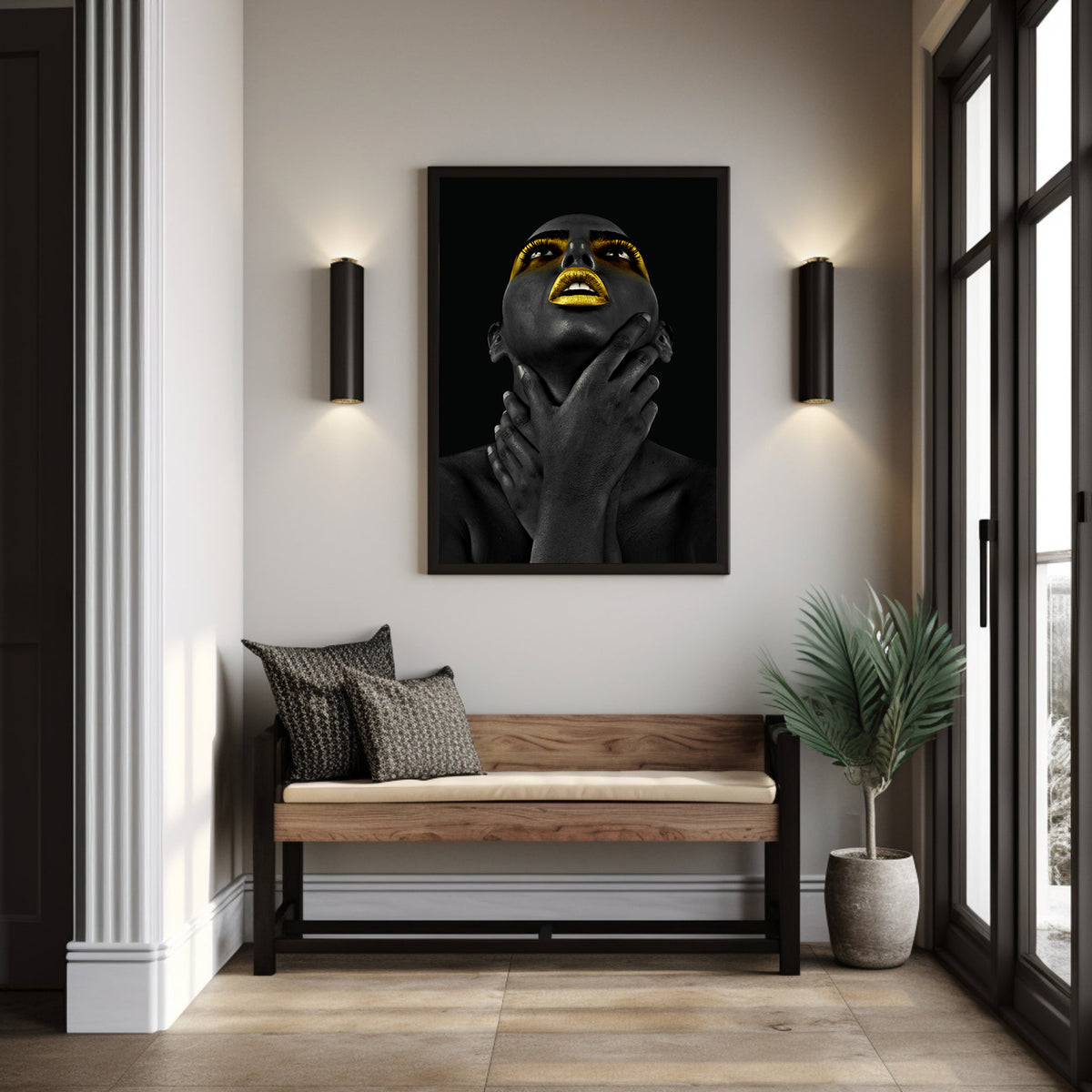 Canvas Painting - African Woman Portrait