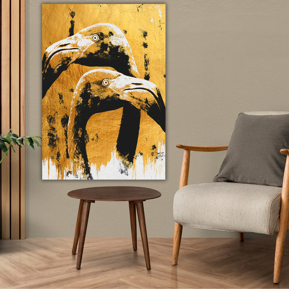 Canvas Painting - Flamingo Modern Art