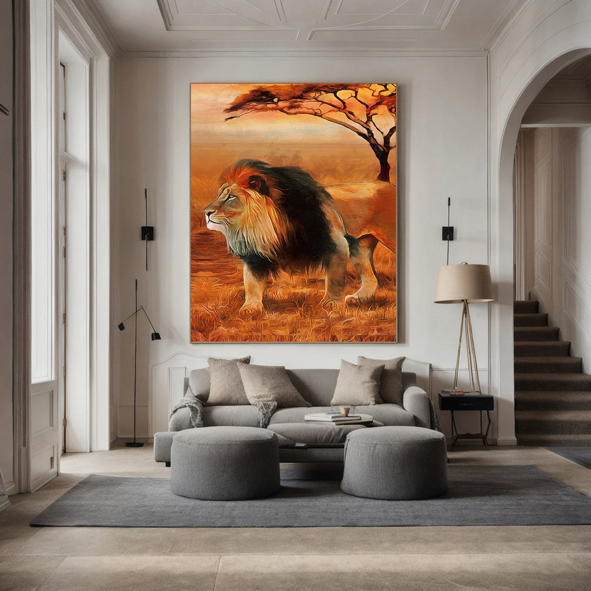 Canvas Painting - The Lion King