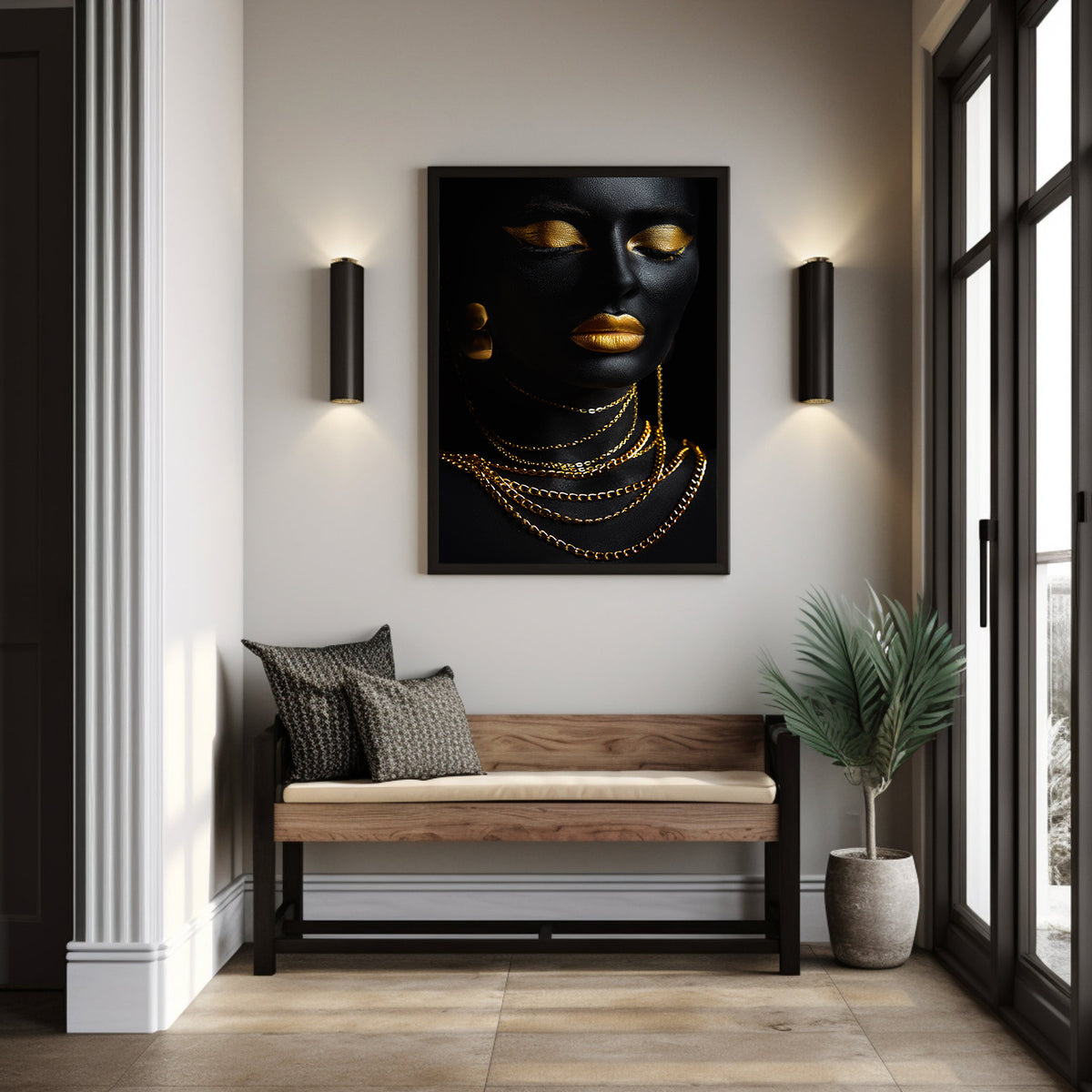 Canvas Painting - African Woman Portrait