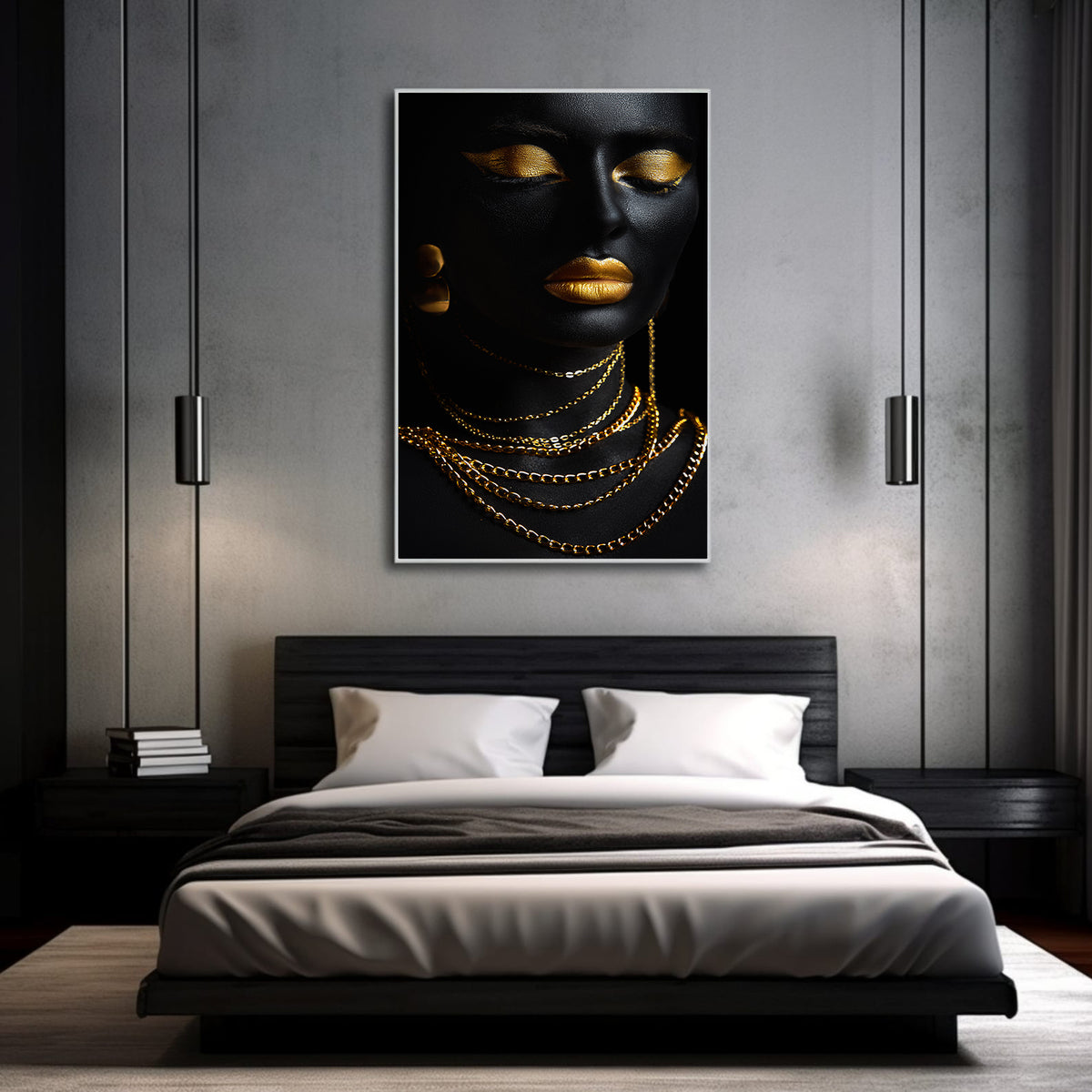 Canvas Painting - African Woman Portrait