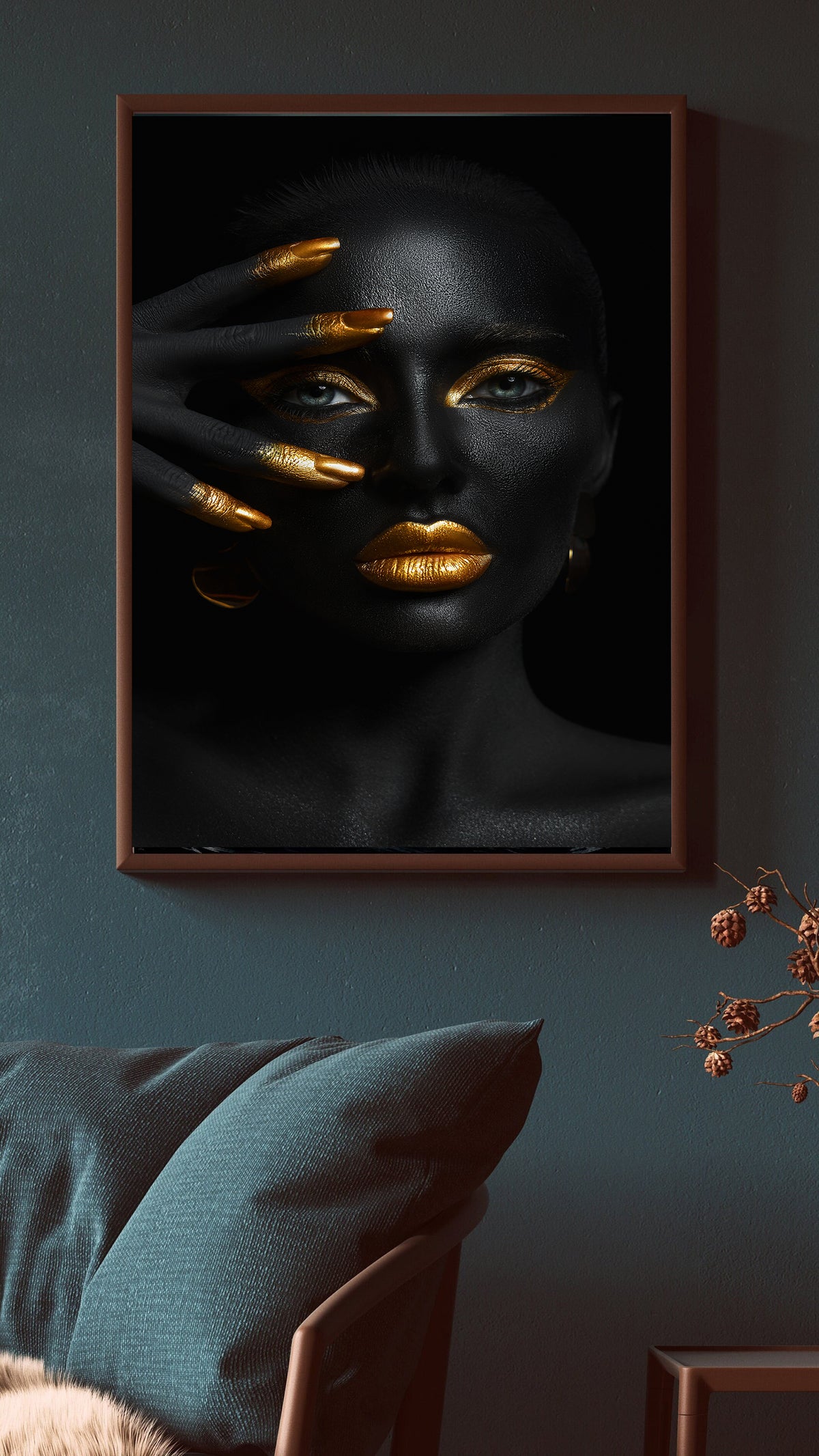 Tablou Canvas - Portret Femeie Africana
