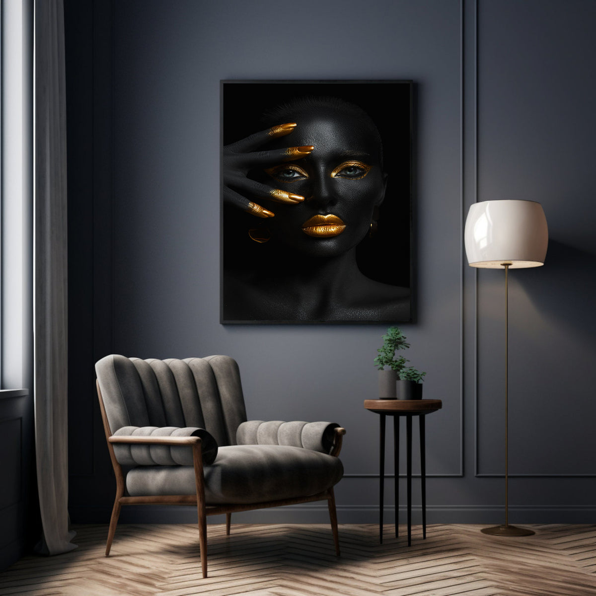 Tablou Canvas - Portret Femeie Africana