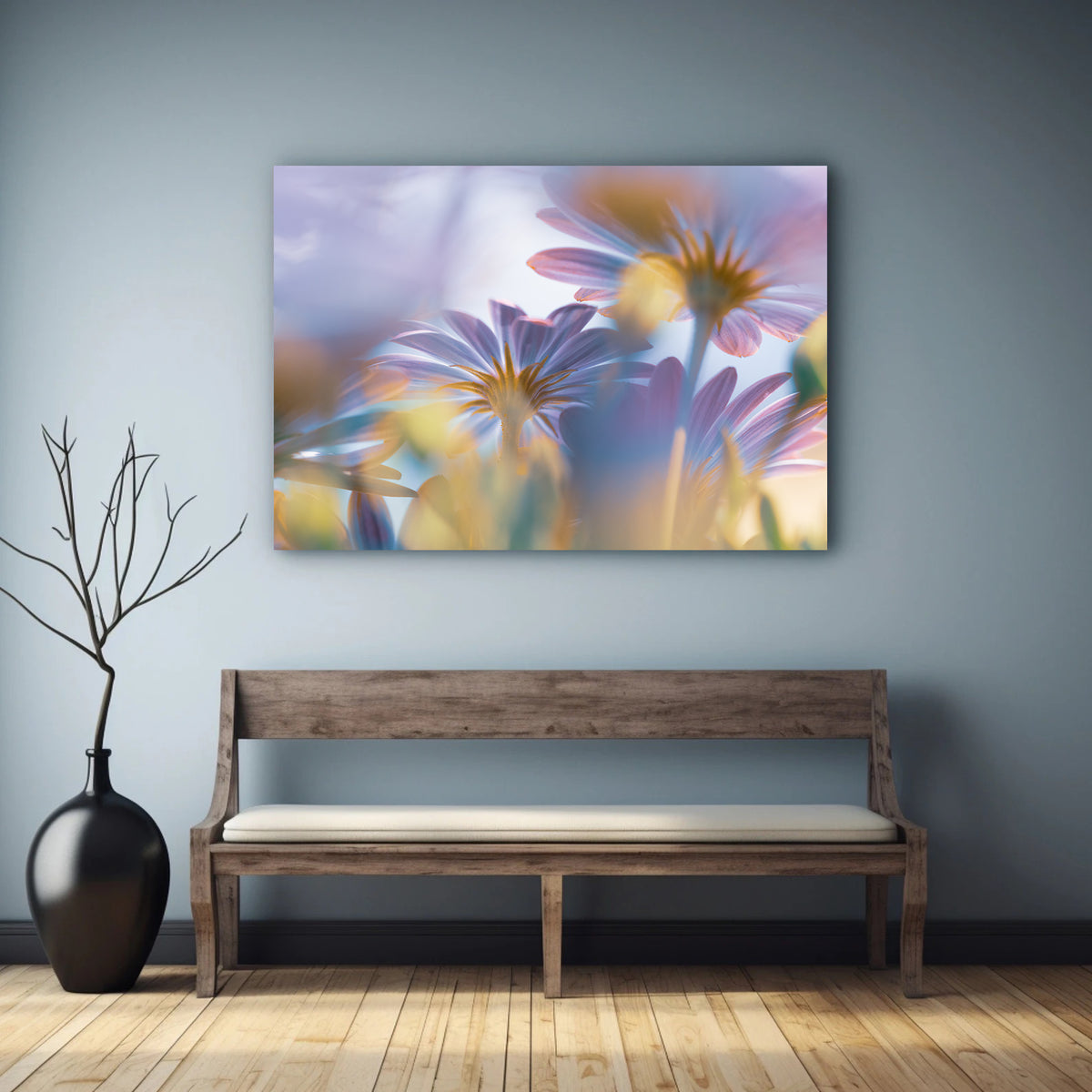 Canvas Painting - Pink Flowers
