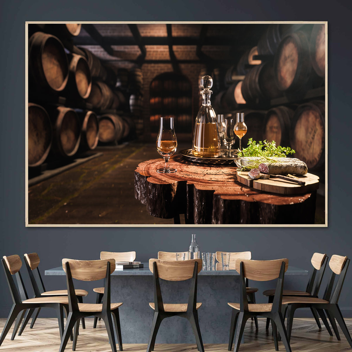 Canvas Painting - Wine Tasting