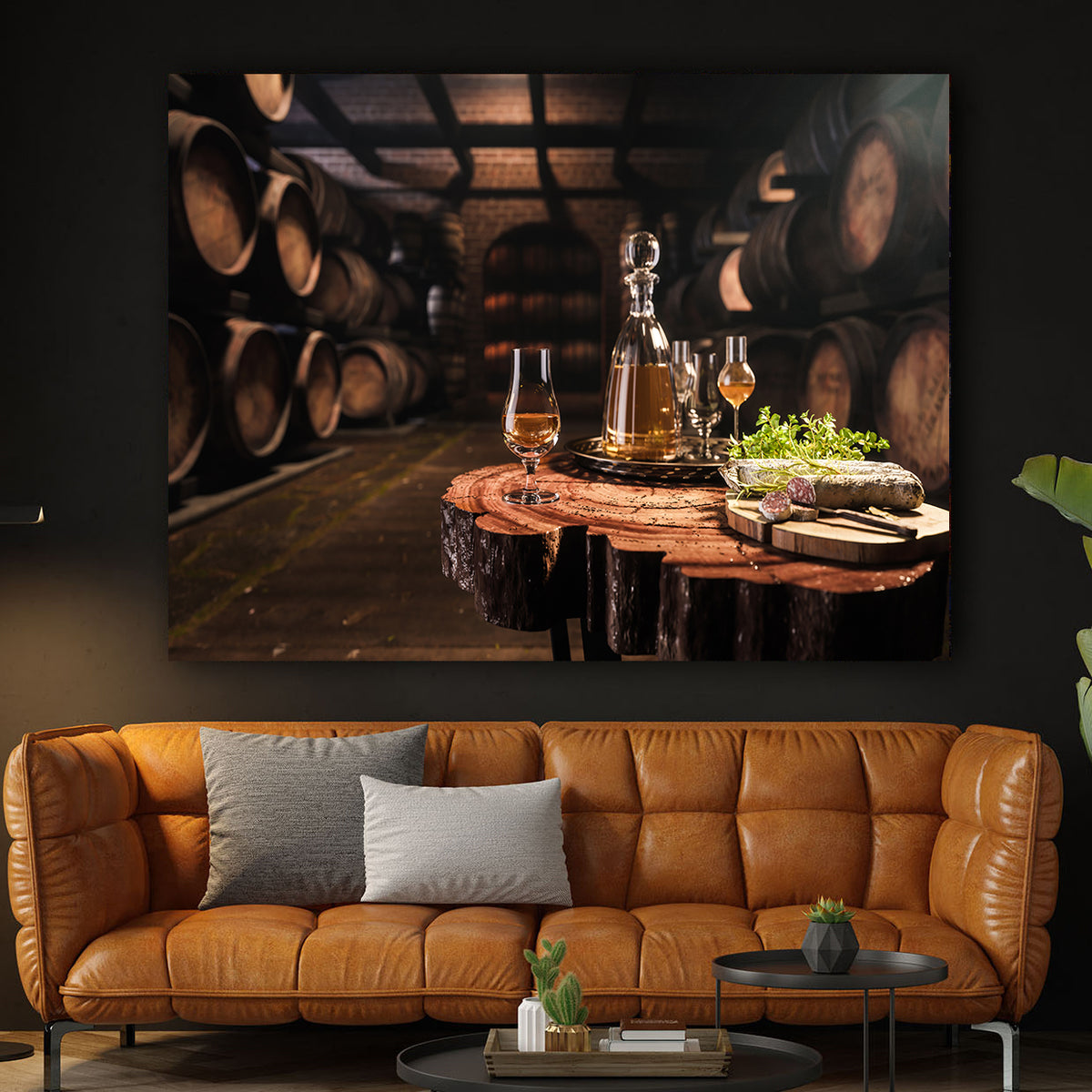 Canvas Painting - Wine Tasting