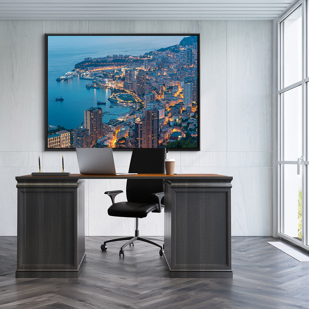 Canvas Painting - City at Sea
