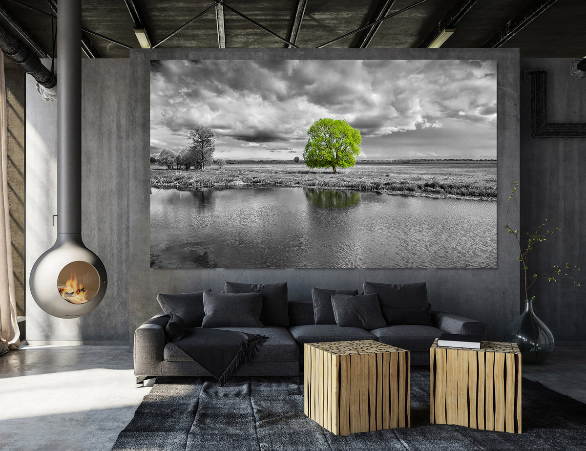 Canvas Painting - Green Tree