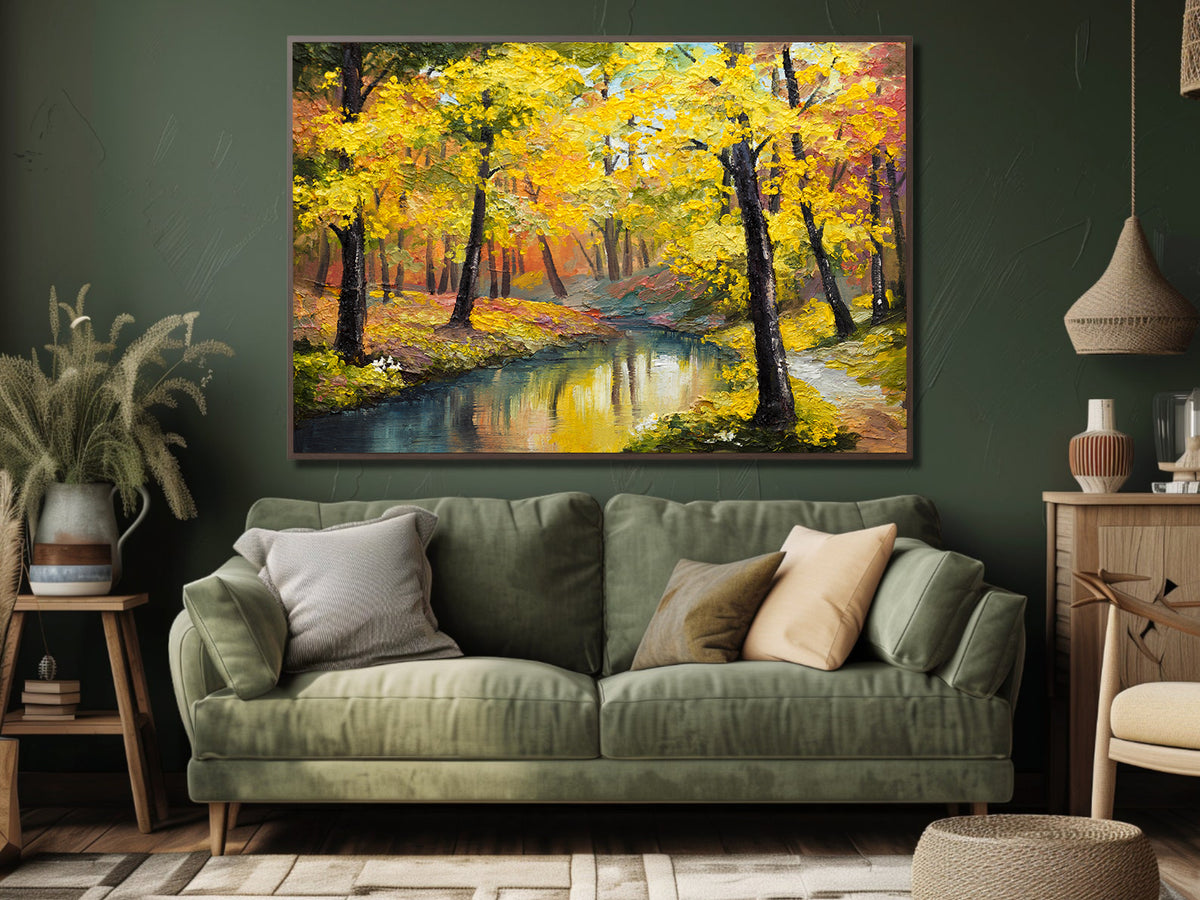 Canvas Painting - Autumn Landscape