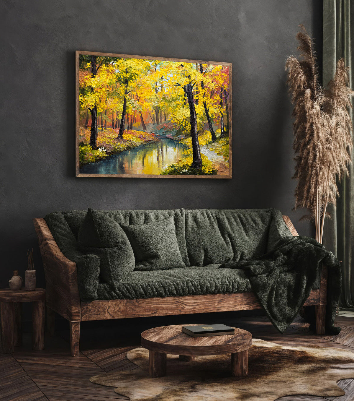 Canvas Painting - Autumn Landscape