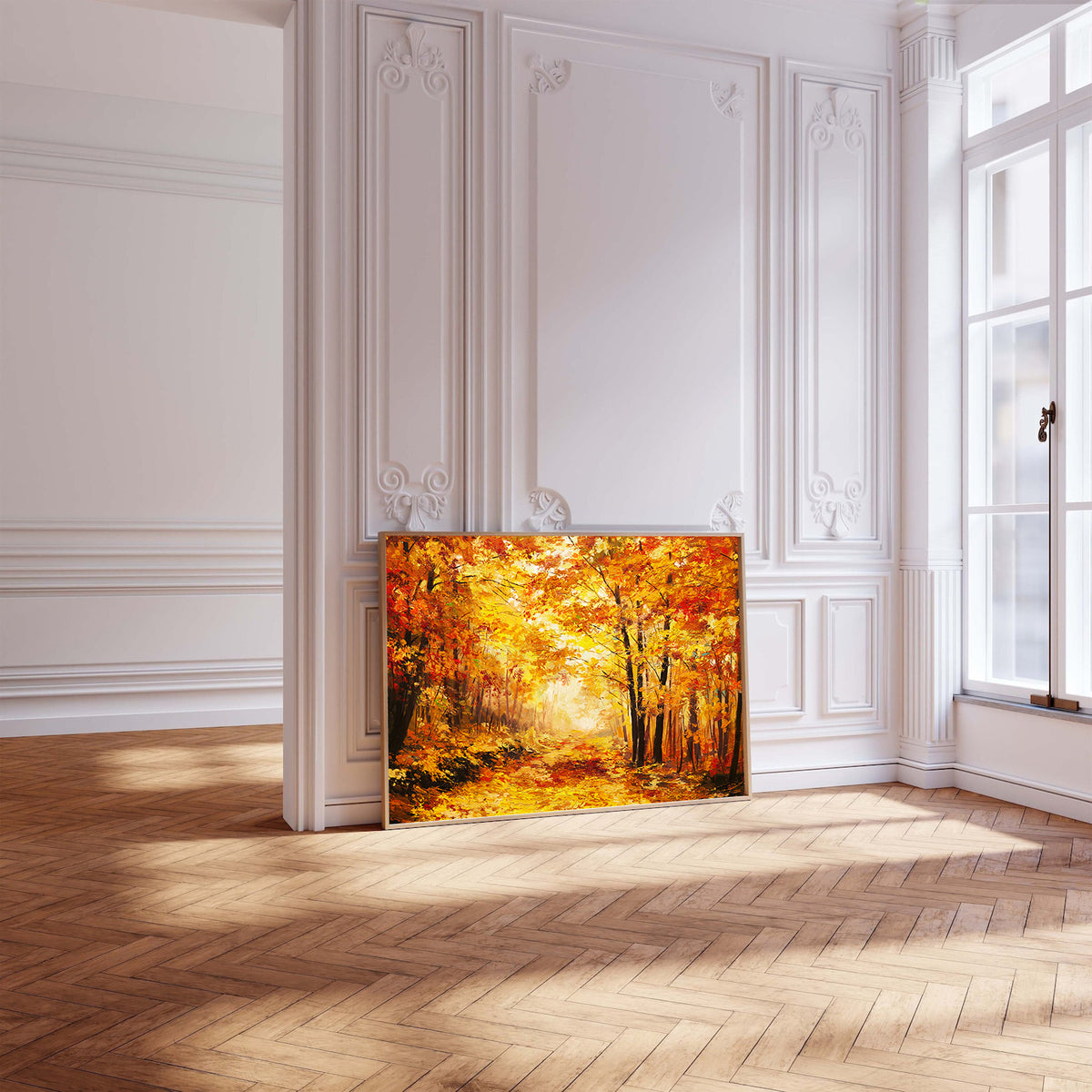 Canvas Painting - Autumn Landscape
