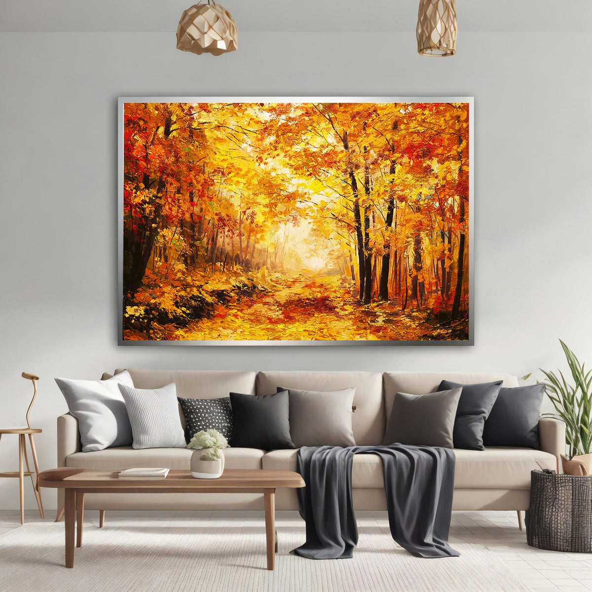 Canvas Painting - Autumn Landscape