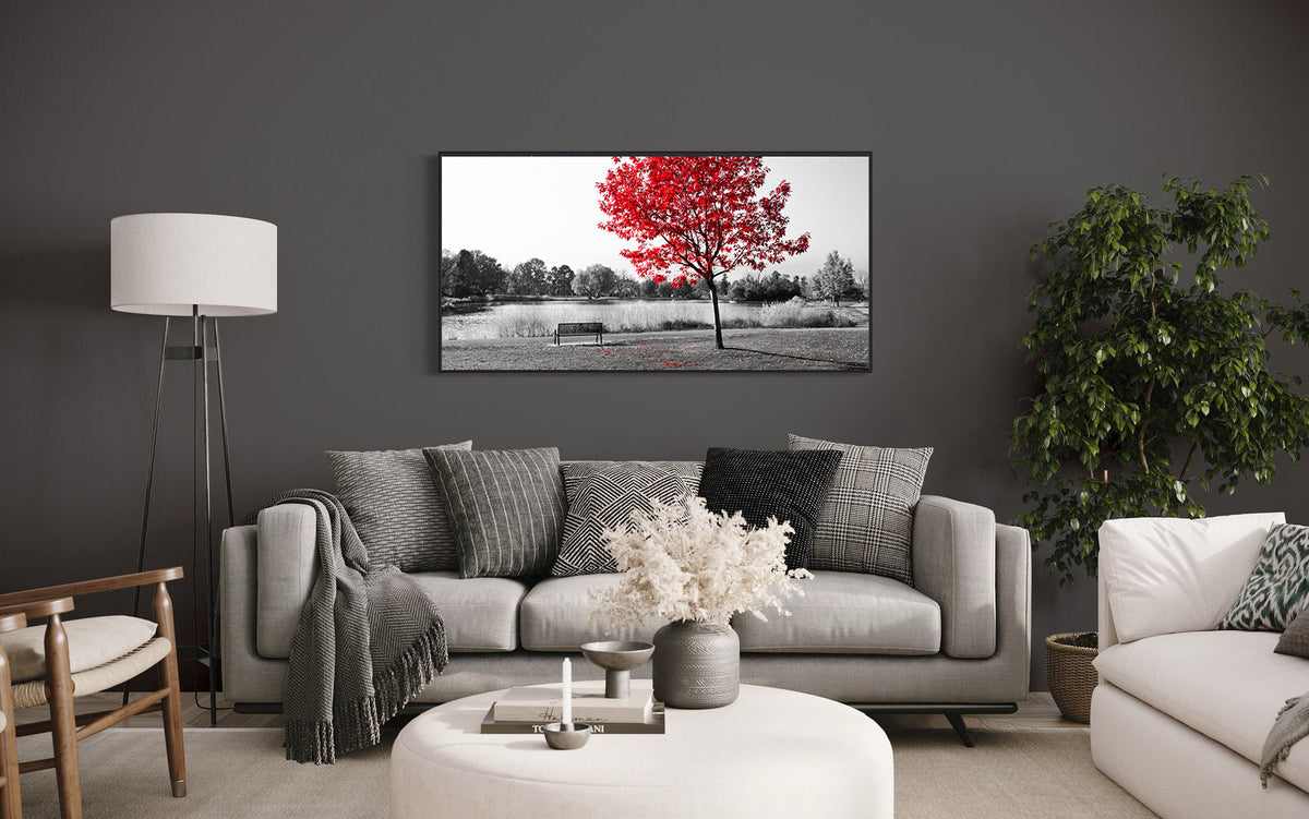 Tablou Canvas - Copac Rosu