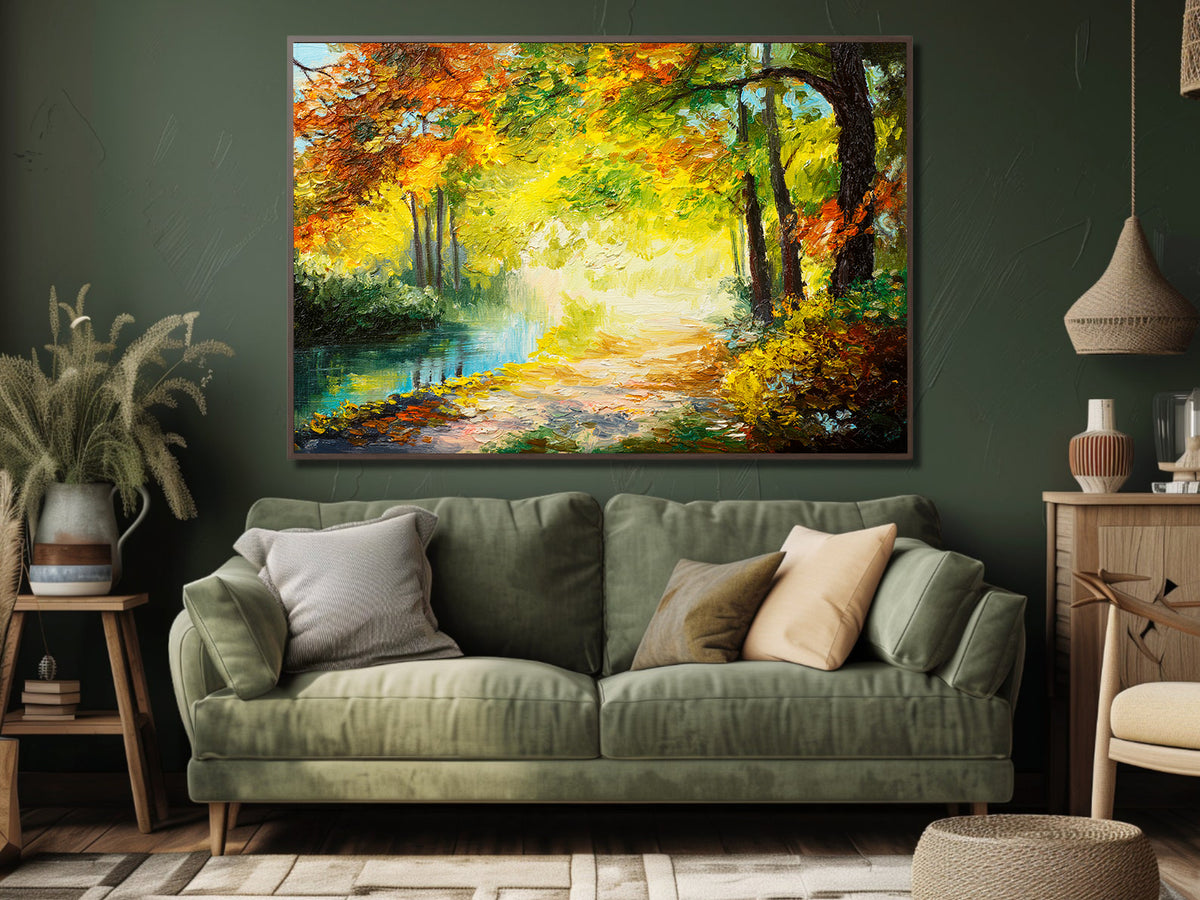 Canvas Painting - Forest Landscape